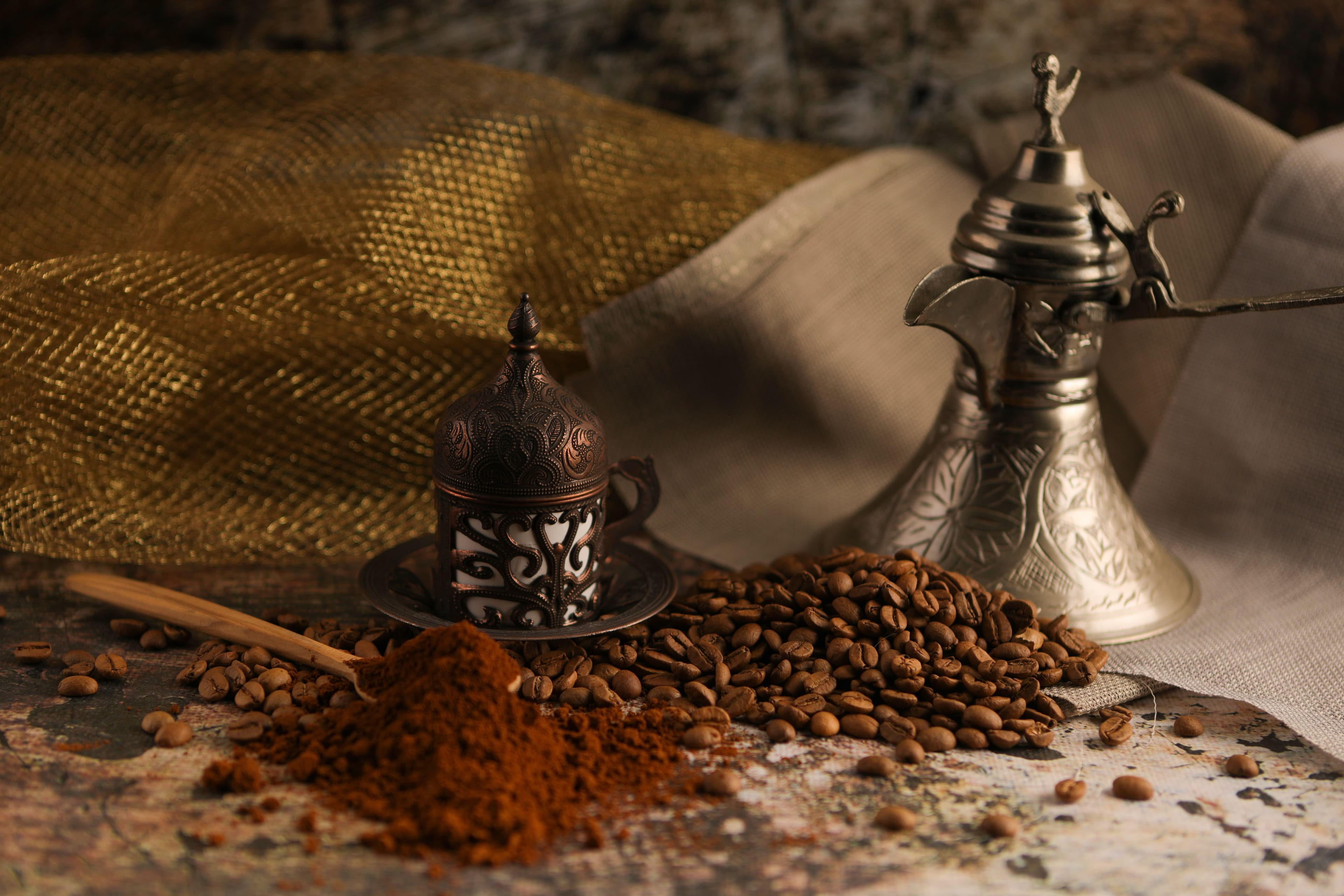 Sahara café — warm interior